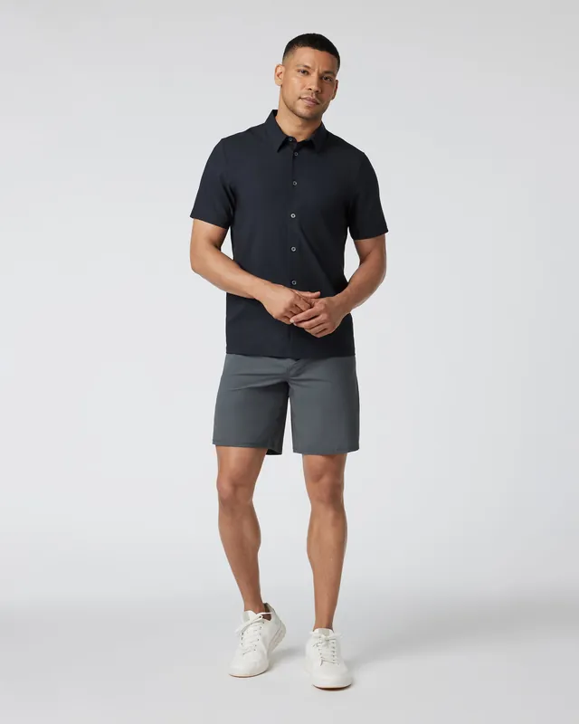 Short Sleeve Manhattan Button Down